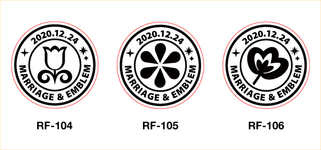 シーリングスタンプ・ラウンドタイプ・新フレーム